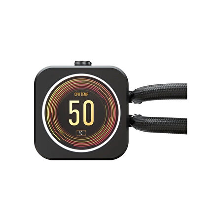 Icue H100I Elite LCD Ekran 240MM Sivi Işlemci Soğutucusu CW-9060061-WW
