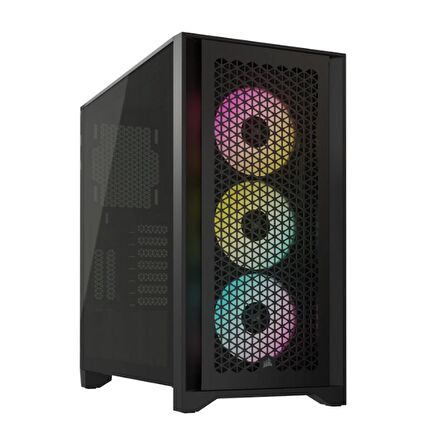 Corsair iCUE 4000D Airflow AF+RM850e 850W ATX 3.0 3xSP120 RGB Elite Siyah Gaming Kasa