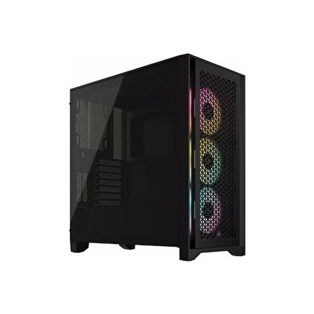 Corsair CC-9011240-WW Icue 4000D Rgb Airflow Temperli Cam Mid Tower Kasa Siyah