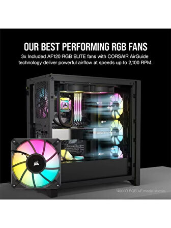 Corsair 5000D iCUE Airflow RGB Tempered Glass Black USB 3.2 ATX Mid Tower Kasa (CC-9011242-WW)