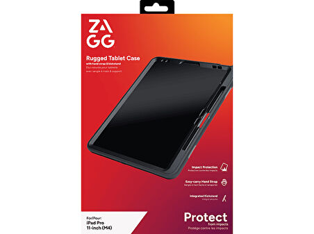 ZAGG iPad Rugged Apple iPad 11 Pro (M4) Tablet Kılıfı Siyah