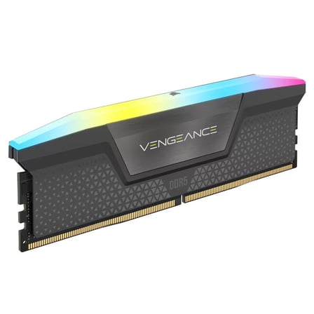 CORSAIR 32GB (1x32) Vengeance RGB 6000MHz CL38 DDR5 XMP/EXPO Gri Single Kit Ram