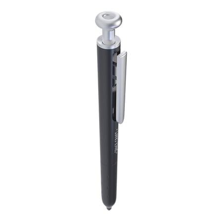 WRITECH W-0156 METAL UP SİYAH GÖVDE 0,7MM MAVİ JEL KALEM - 6'LI KUTU