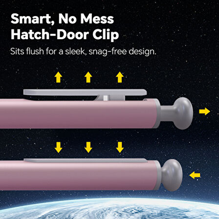 WRITECH W-5156 SPACE UP METAL 0,7MM PEMBE GÖVDE VERSATİL KALEM - 6'LI KUTU