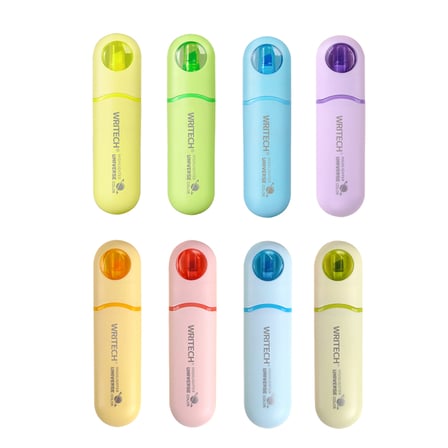 WRITECH W-8154 ASTRONOT FOSFORLU KALEM NEON+PASTEL 8 RENK - 96'LI STAND