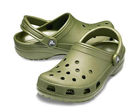 Crocs Classic Unisex Terlik 10001-309 Haki