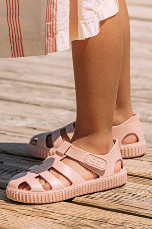 İgor Nico MC Kid's Sandals Unisex Çocuk Çıkarılabilir İç Taban Sandalet Bej