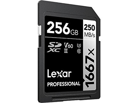 LEXAR 256GB Professional 1667x SDXC™ UHS-II cards C10 V60 U3 Hafıza Kartı