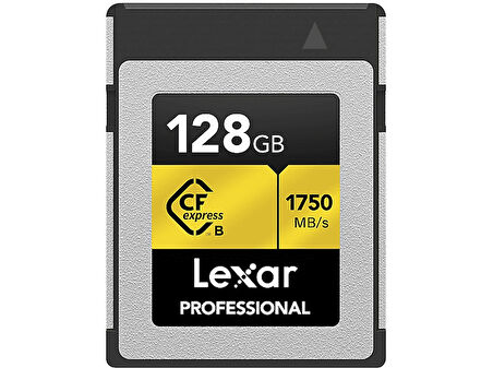 LEXAR 128GB Lcxexpr128G-Rneng Cf-Exp Professional Cfexpress Type-B Kart Up To 1750MB/S Okuma 1500MB/S Yazm Hafıza Kartı