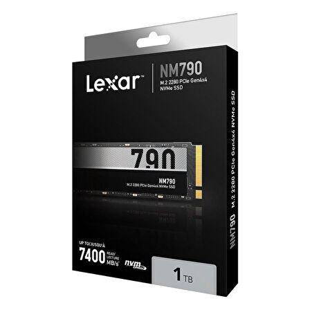 Lexar NM790 1TB 7400-6500MB M.2 SSD Sabit Disk LNM790X001T-RNNNG