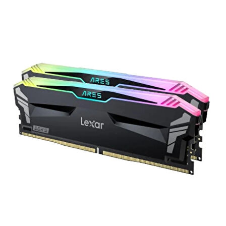 LEXAR Ares RGB 32GB (2x16GB) 7200MHz CL34 INTEL XMP 3.0 – AMD EXPO DDR5 Heatsink Siyah Ram (LD5U16G72C34LA-RGD)