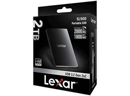 LEXAR SL500 External Portable SSD 2 TB 2000 mb/sn