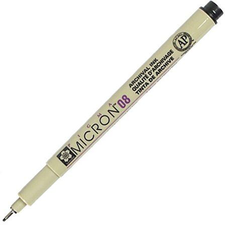 PIGMA MICRON 08 SİYAH 0,5MM 