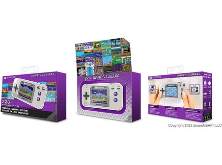 MYARCADE Gamer V Retro Konsol 220 Oyun Gri Mor