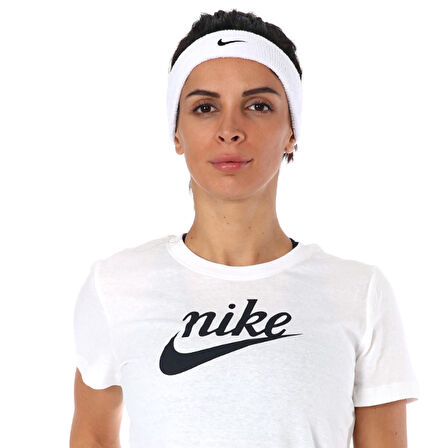 Swoosh Unisex Beyaz Antrenman Saç Bandı N.NN.07.101.OS