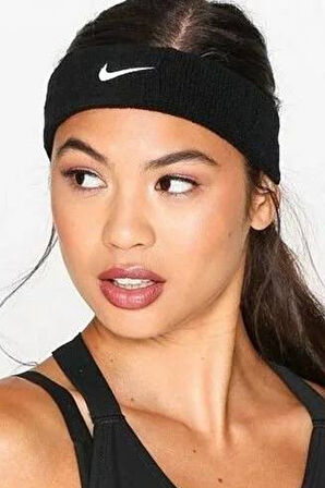 Nike Headband Black Nike Havlu Saç bandı Siyah