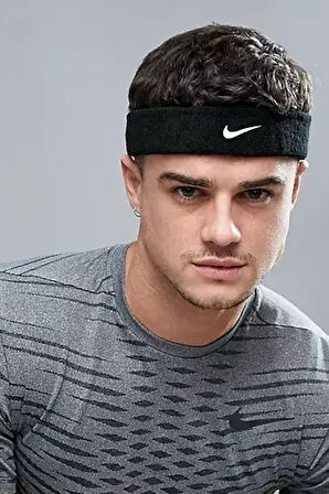 Nike Headband Black Nike Havlu Saç bandı Siyah