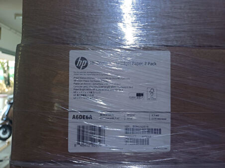 HP A6DE6A (C6036A 2 Lİ PCAK HP KAGIT )HP BRİGHT WHİTE INKJET PAPER 36İN X 150FT 2 PAC 914X45,7 90 GR ORJİNAL HP KAGIT