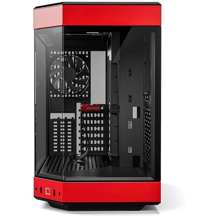 HYTE Y60 Siyah-Kırmızı Temperli Cam USB 3.2 E-ATX Premium Mid Tower Gaming Kasa (CS-HYTE-Y60-BR)
