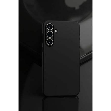 Samsung Galaxy A55 5G Kılıf First Silikon - Siyah