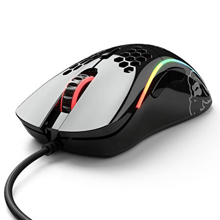 Glorious Model D GLRGD-GBLACK 12000 DPI 6 Tuş RGB Optik Parlak Siyah Kablolu Gaming (Oyuncu) Mouse