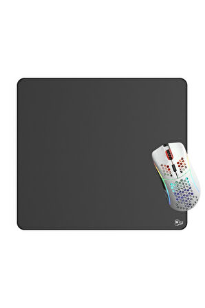 Glorious Model D Parlak Kablolu Beyaz Mouse & Element Ice Mousepad 431mm x 381mm x 4mm Bundle Set