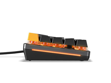 Glorious GMMK2 %65 Kompakt Fox Switch RGB Mekanik Q İngilizce Oyuncu Klavyesi Siyah
