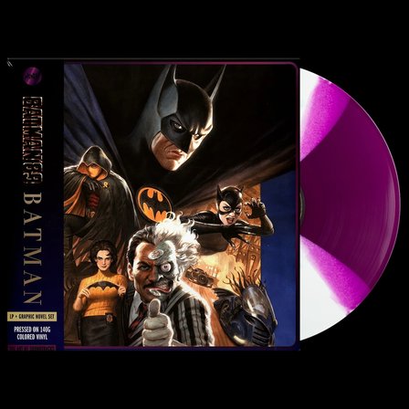 Universal Danny Elfman Batman '89 Soundtrack Graphic Novel Box Set Renkli Plak