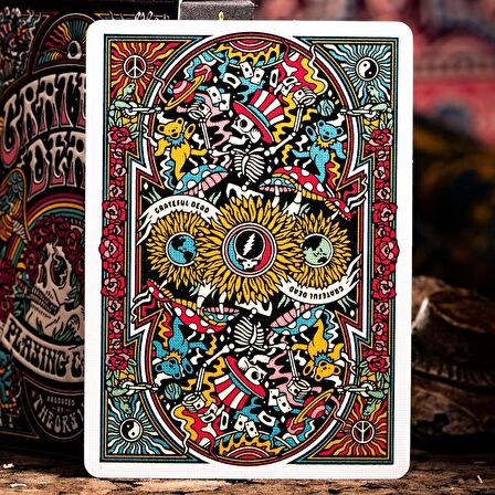 Theory11 Grateful Dead Oyun Kağıdı Kartı Kartları Destesi Koleksiyonluk