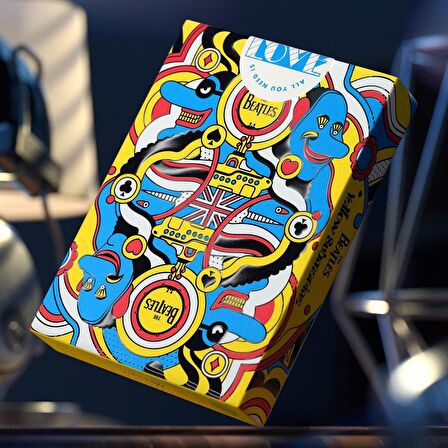 Theory11 The Beatles Yellow Submarine Special Edition Oyun Kağıdı Kartı Kartları Destesi