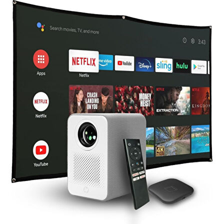 HP Everyday CC500 Yüksek Parlak 3in1 FHD Projector 600 Led Lms (Stick- 84 İnç Perde)