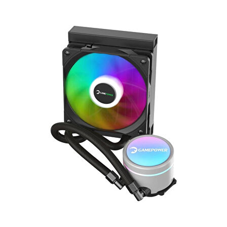 Gamepower Skadi V2 120 Argb 120MM Sıvı Işlemci Soğutucu Am5 ve LGA1700 Uyumlu