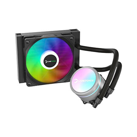 Gamepower Skadi V2 120 Argb 120MM Sıvı Işlemci Soğutucu Am5 ve LGA1700 Uyumlu