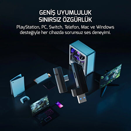 Gamepower Kai Titanium Ultra Wireless 7.1 Surround Kulaklık