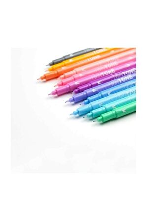 Tombow TWIN TONE Markor Pastel Tonlar Seti (12 Renk)