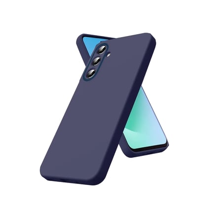 Samsung Galaxy S26 Nano içi Kadife Silikon - Lacivert