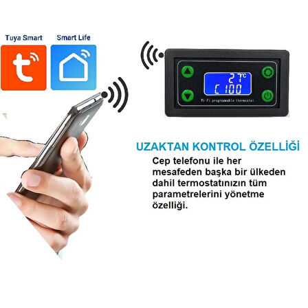 Yate10 Smart Wifi 220V 30A Termostat/ Timer