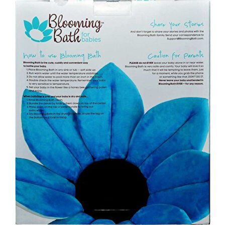 Booming Bath Original Bebek Banyo Matı Turkuaz/Kahverengi