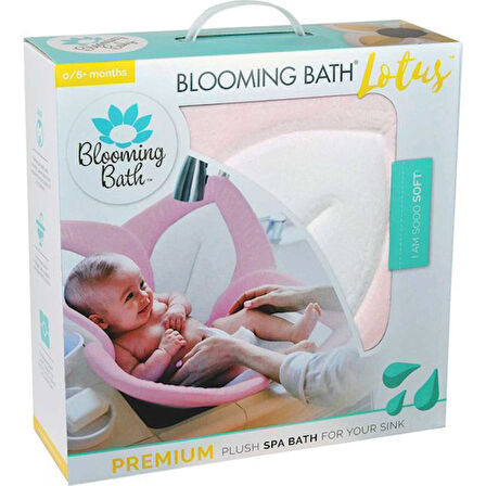 Blooming Bath Lotus Bebek Banyo Matı Pembe/Beyaz/Gri