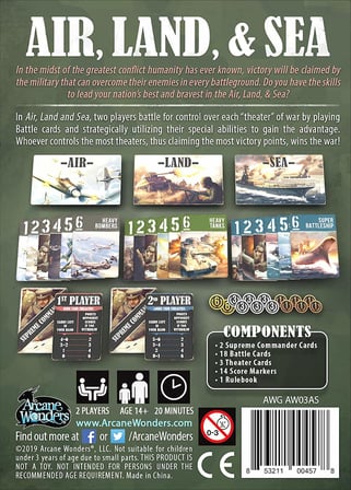 Wonders Air, Land & Sea: Revised Edition Card Game