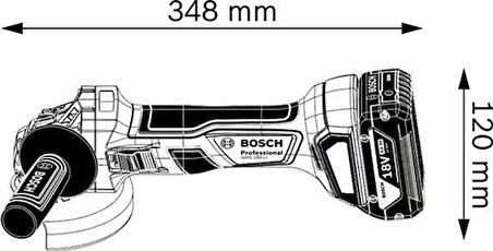 Gws 180 Li 18 Volt 5 Amper Tek Batarya 125 Mm