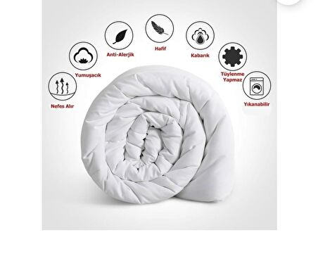 Lüx Comfort  Tek  Kişilik  Antialerjik Microfiber  Makınada yıkanabılınır 155x215CM Ölçüsündedir