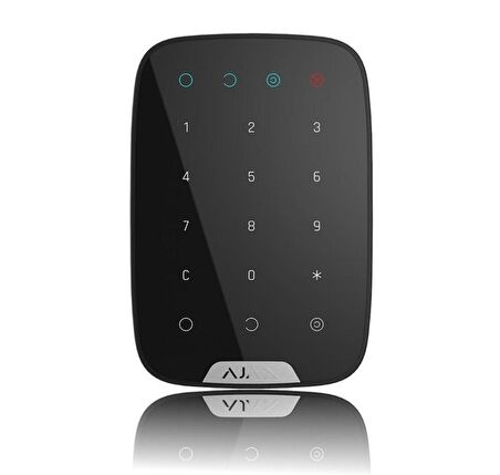 Ajax Kablosuz Dokunmatik Keypad Tuştakımı - Siyah