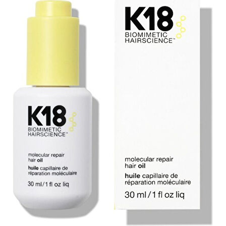 K18 Molecular Repair Kuru Saçlar Bakım Yağı 30ML