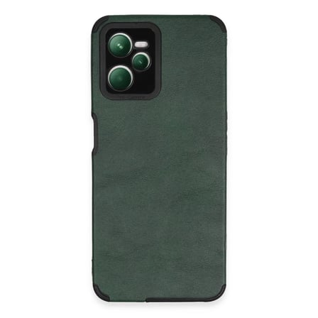 Realme C35 Kılıf Loop Deri Silikon - Yeşil