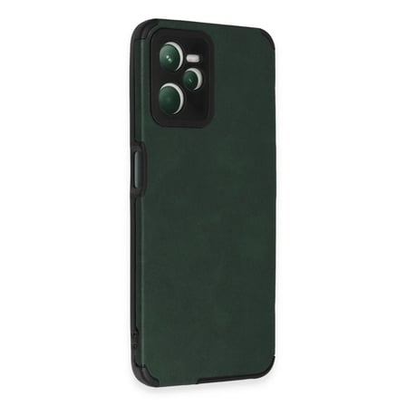 Realme C35 Kılıf Loop Deri Silikon - Yeşil