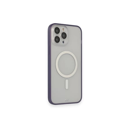 Apple iPhone 14 Pro Max Kılıf Grand Magneticsafe Kapak - Mor