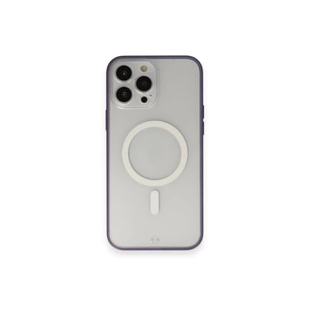 Apple iPhone 14 Pro Max Kılıf Grand Magneticsafe Kapak - Mor