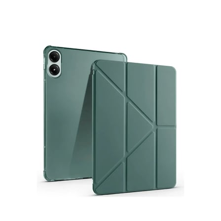 Xiaomi Redmi Pad SE 4G Kılıf Kalemlikli Mars Tablet Kılıfı - Koyu Yeşil