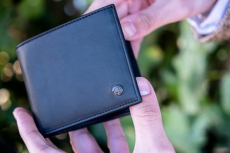 Treviso Klasik Erkek Cüzdan Hakiki Deri Bozuk Para Cepli Rfid Korumalı Hediye Kutulu,Siyah